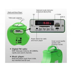 10 Watt Portable Solar Panel Charger Solar Lighting Radio Music Player Easy Carry System