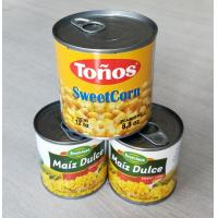 China Nutritious Natural Taste Canned Sweet Corn With No Food Additive on sale
