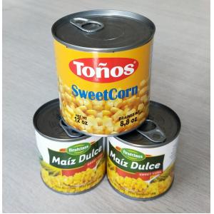 China Nutritious Natural Taste Canned Sweet Corn With No Food Additive supplier