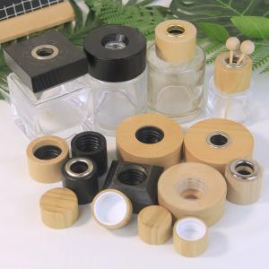China Natural Solid Wood Fragrance Bottle Cap supplier