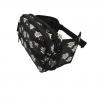 China Printed Floral Waterproof Fanny Pack , Canvas Waist Pouch Bag For Women wholesale