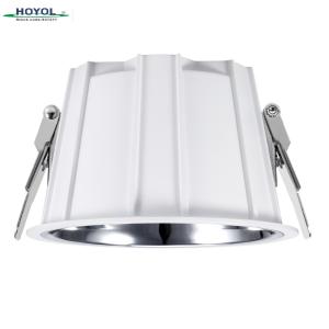 China Anti-glare Led Downlight CE Rohs Approved Cut out 100mm 150mm 200mm Downlight Unique Model Recessed Downlights supplier