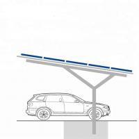 Car Shed PV Carport Solar Systems Renewable Energy Thickness 0.5mm-15mm Span 5000mm