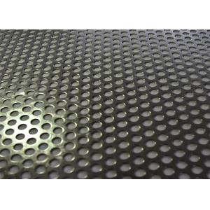 China Galvanized Round Hole Perforated Sheet Metal Panels For Construction And Decoration supplier