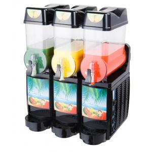3 Flavor Commercial Ice Slush Machine 800w For Hotel 12L X 3