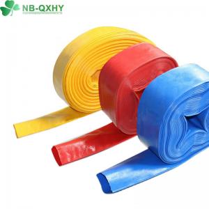 China Watering Irrigation Customized Inch 3/4-16 Discharge PVC Lay Flat Agricultural Hose supplier