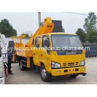 China 4X2 ISUZU Aerial Platform Truck 22m Truck Mounted Hydraulic Platform on sale