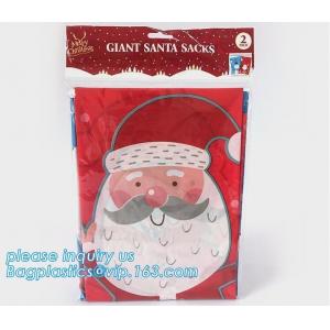 China giant plastic gift poly bag 36&quot;*44&quot; santa sack for gift,Giant Santa Sack for Christmas Gift Packing-1 package bagease wholesale