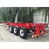 China Tri Axle 40ft 45ft Skeleton Semi Trailer For Cold Chain Transportation wholesale