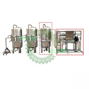 3 Ton Per Hour SUS304 Filters And FRP Membrane Housing Water Purifying Machine