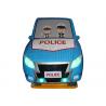 Fiberglass And Plastic World Police Car Kiddy Ride Machine L192*W106*H135CM