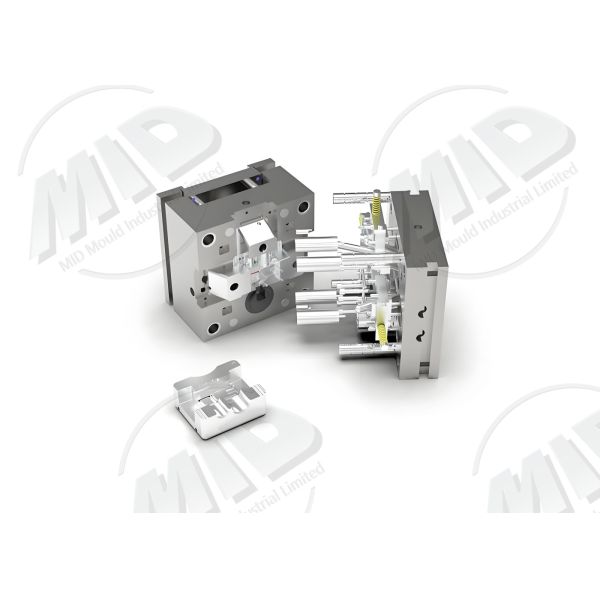Herramientas de moldes de inyección 2K 80K ciclos - 600K ciclos Molde de plástico personalizado para productos de doble color
