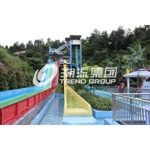 High Speed Custom Water Slides , Adults Fiberglass Free Fall Slide For Giant Water Park