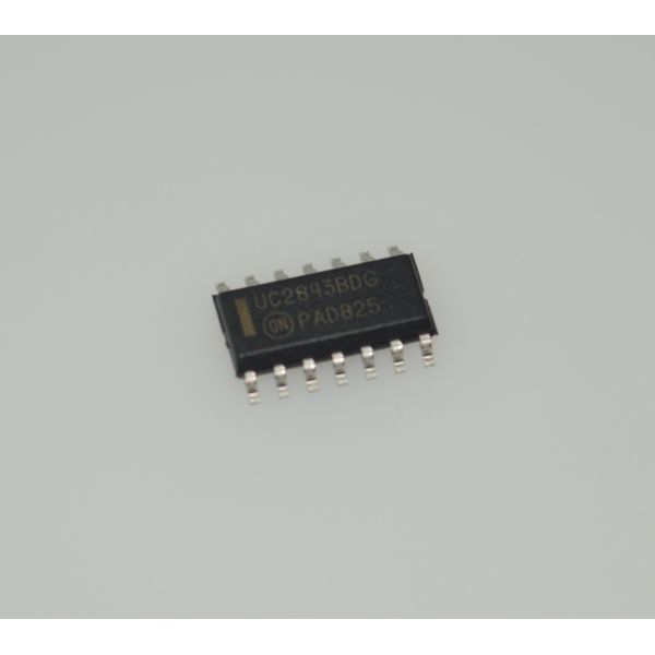 UC2843BDG Current-Mode PWM Controller 500kHz Operation High Drive Output Wide 8V-30V Input Precision Reference Low Cost Robust Protection Versatile for Power Supplies