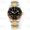 Tudor Black Bay GMT Root Beer Super Clone Watch 41mm Brown Black Bezel Automatic Two Tone Jubilee Bracelet