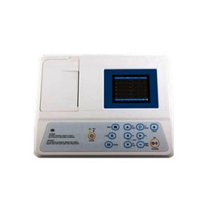 Single Channel ECG 12 Leads 5 inch Color LCD Only 2.8Kgs Weight