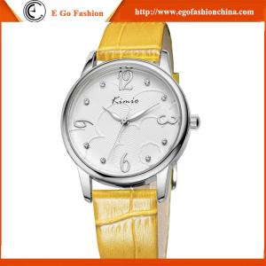 China KM10 Fashion Jewelry Wholesale Stainless Steel Watch Genuine Leather Watch Woman Dress supplier