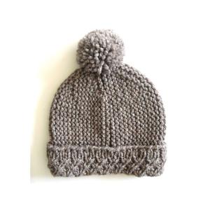 Custom OEM Hand Knit Hats Handmade Baby Beanies Crochet Caps and Photo Props for Newborns Boys & Girls Modern Natural