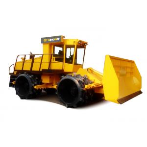 Waste Compaction Machine 26 Ton Heavy Duty Landfill Compactors With Dozer Blade