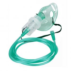 Disposable Partial Rebreather Mask Portable Oxygen Mask 6mm Diameter Transparent Or Green