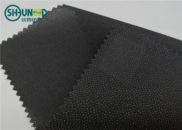 Eco Friendly Drill Fusing Woven Interlining Broken Twill Weave For Garment