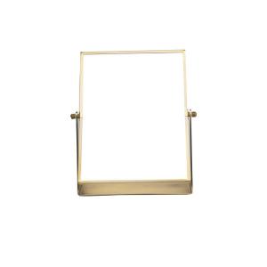 Square Freestanding Dressing Table Mirror , Small Travel Mirror Oem Accepted