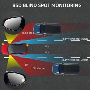 China Universal Single Radar 50m Car Blind Spot Detection System 77GHZ With LCA BSD AOA RCT supplier