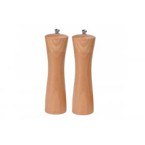 China Food Grade Bamboo Wooden Salt & Pepper Mills Natural Color No Microwave supplier