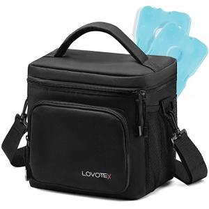 Oxford Insulated Cooler Bags For Men With 2 Reusable Cooler Bag Ice Packs