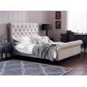 Modern Bedroom Furniture Simple Design Wooden King Size Sleigh Bed