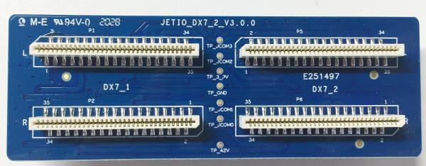 電子インクジェット・プリンタの制御システム、インクジェット板DX7倍の頭部