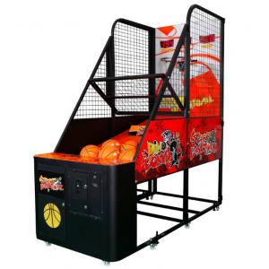 China Entertainment Arcade Basketball Game Machine , Mini Basketball Arcade Metal Frame supplier