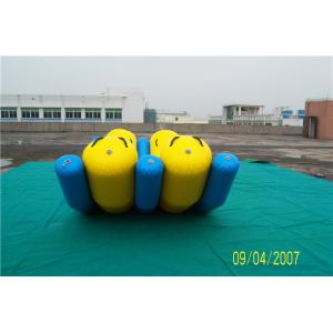 China 4 Seat Double Banana Boat Water Sport Hot Welding 5-10Years Service Life supplier
