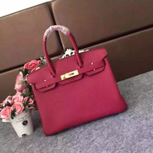 full hand made ladies calfskin handbags 30cm 35cm rose red designer handbags women luxury handbags famous brand handbags