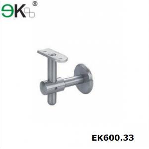 China Stainless steel customized glass deck railing flat handrail bracket-EK600.33 supplier