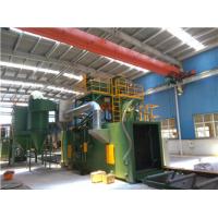 China Metal Crane Shelf Roller Conveyor Shot Blasting Machine on sale