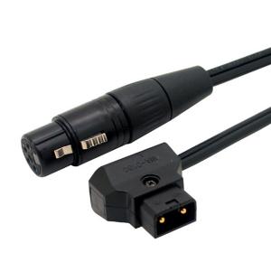 0.6M D-Tap Dap 2Pin Male to XLR 4pin femlae Cable for DSLR Rig Power V-Mount Anton