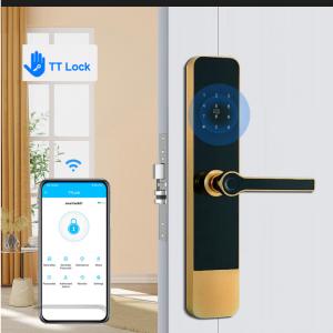 China TTLock Fingerprint Apartment Smart Door Lock Smartphone Wireless Remote Control supplier