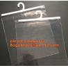 reusable transparent hanger hook plastic bags,degradable d2w hdpe/ldpe die cut /