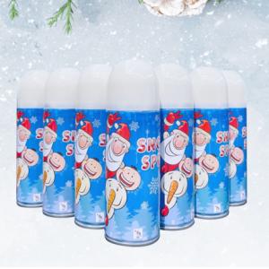 China Odm Santa Snow Spray Christmas Party Tree Branches Wreath Glass Window Mirror Decoration supplier