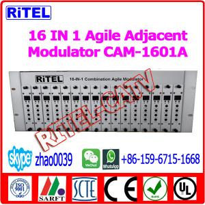 16-in-1 Agile Adjacent Modulator CAM1601A for hotel/community/campus/coference