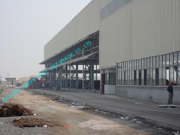 Single Span Pre-engineering Building Prefabricated Light Steel Structure