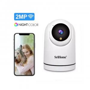 1080P 2MP Mic&Speaker Color Night Vision TFcard Auto Motion Tracking Indoor Home Baby Pet Camera