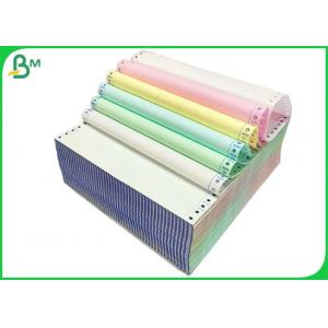 China White Blue 55gsm Blank Carbonless Paper Rolls Or Sheets  For Receipt Printing supplier