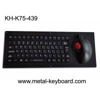 China 5VDC Ergonomic Laser Industrial Keyboard With Trackball FCC USB on sale