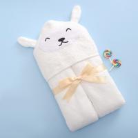 China 100 Percent Organic Bamboo Hooded Infant Bath Towels 400gsm on sale