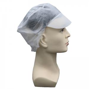 China Clean Room Disposable Worker Non Woven Caps Peaked Hat supplier