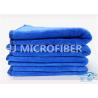 Professional Royal Blue Window Car Cleaning Cloth / Microfiber Drying Towel For