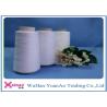 Spun Polyester 20/2 20/3 Raw White Thread , Virgin Polyester Yarn Manufacturing