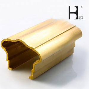 Copper Handrails For Inside Staircase With Polishing Surface